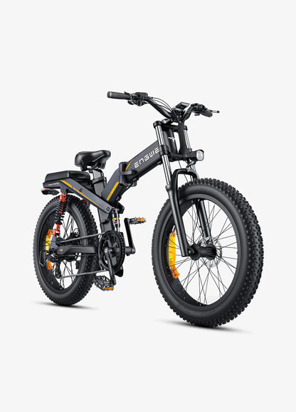 ENGWE X24 25 km/h 29.2Ah Dual Batteries Triple Suspension Foldable E-bike
